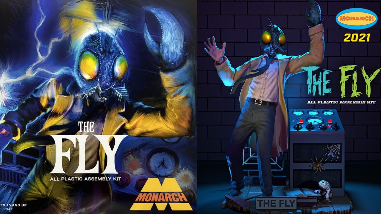 The Fly Model Kit - What's in the Box by Monarch Models - YouTube