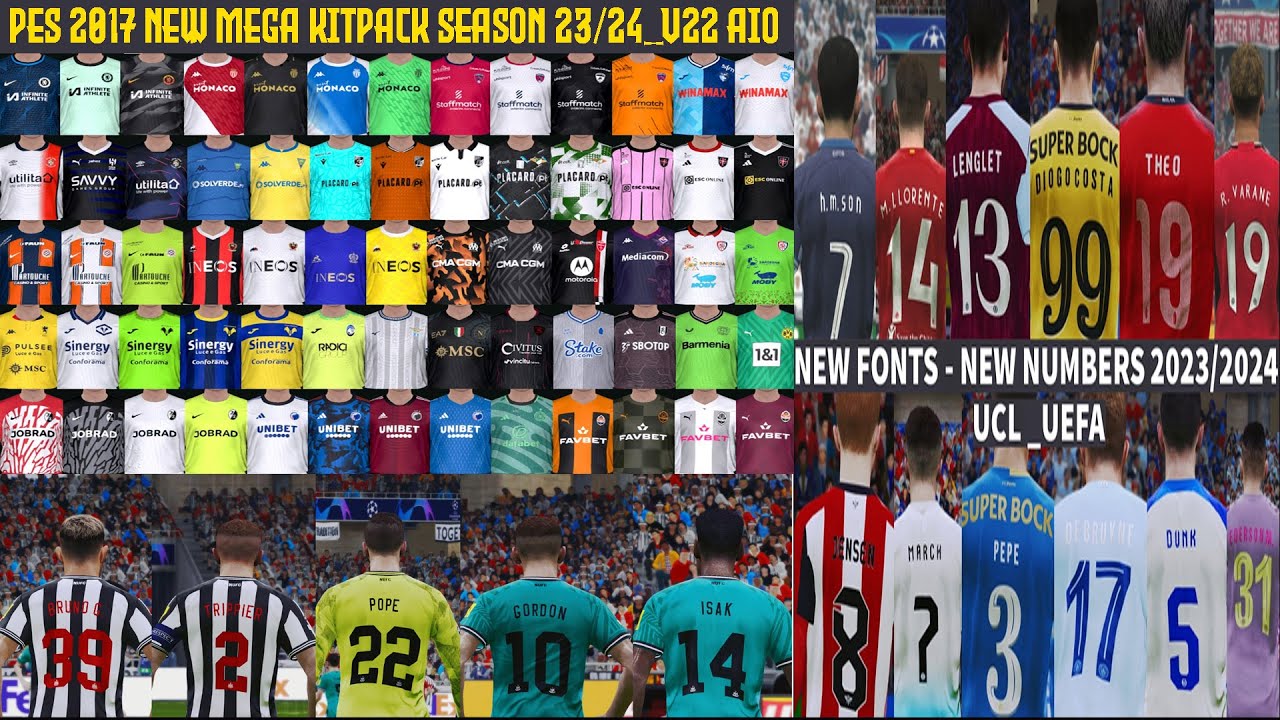 PES-FILES.RU on X: PES 2017 Kits Update Season 2023-2024 by All