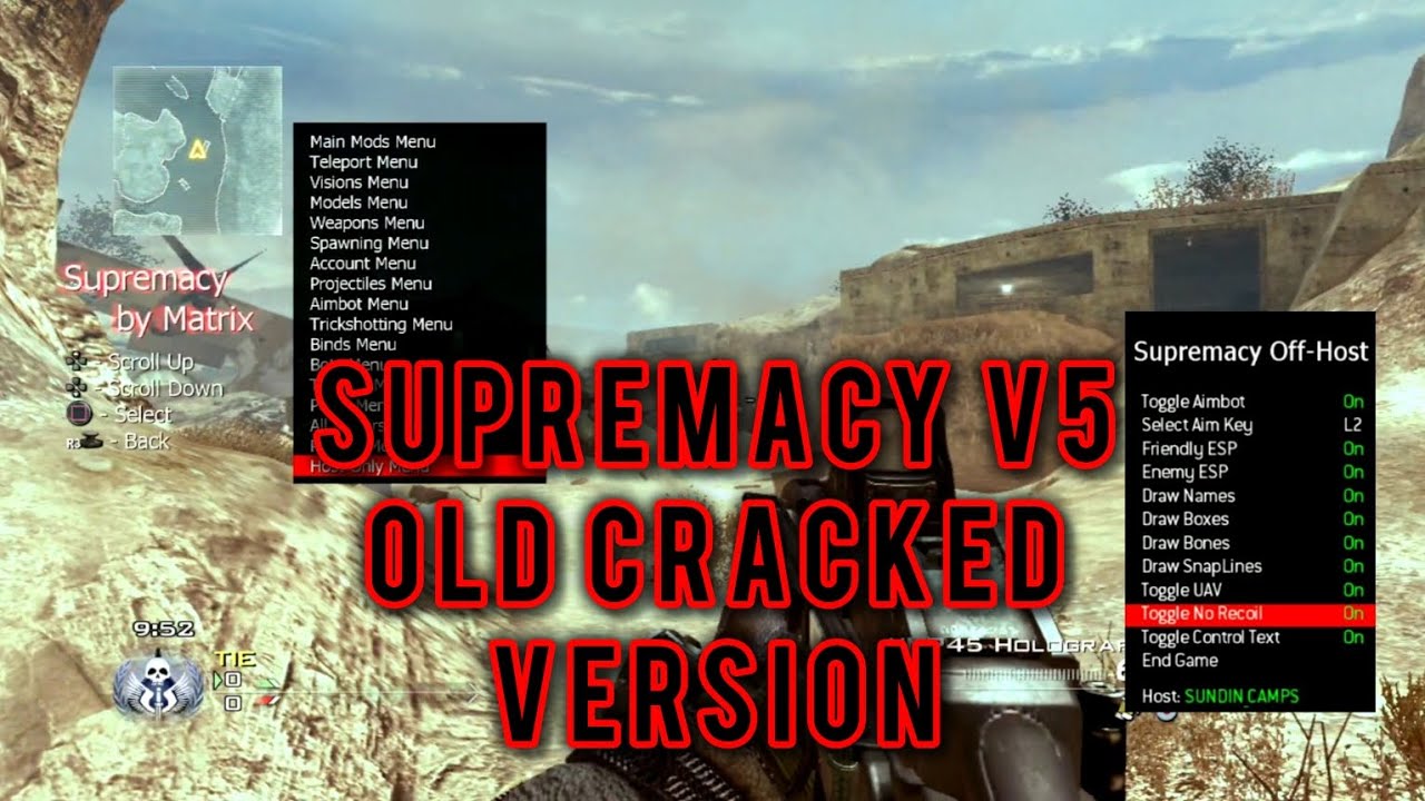 MW2 | 1.14 | Supremacy v5 | Multiplayer | SPRX Mod Menu | (CFW) [+Download]