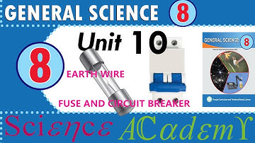 General Science 8 Class SNC 2023 Unit 10 | ✅ Earth wire, Fuse, Circuit breaker | 8th Science