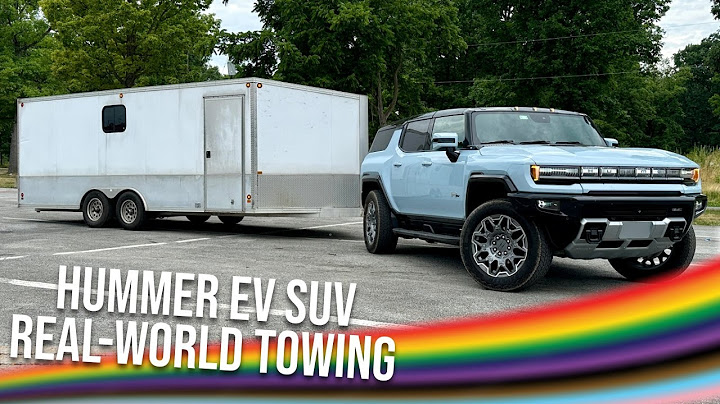2024 Hummer EV SUV Towing Review: How Far Can It Tow?