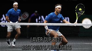 Laver Cup 2017 Best Points/Highlights (HD)