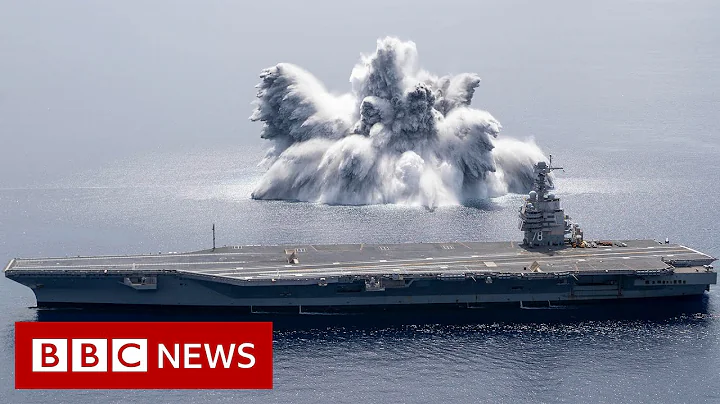 US warship tested with powerful explosion - BBC News