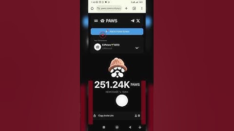 How to connect and check your paws Airdrop & Eligibility#telegram #cryptocurrency #binance #bybit
