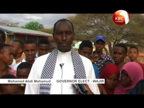 Wajir governor elect tells locals to cease hostility
