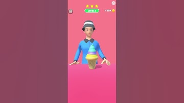 FUN MAKER GAME SUMMER ICE CREAM MAKER 3D #3 | SATISFYING VIDEO GAME ON ANDROID/IOS