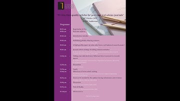 Writing high-quality articles for peer-reviewed science journals