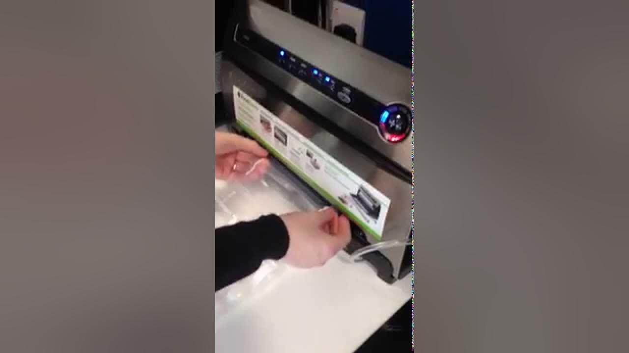 How to make a bag using the end of the FoodSaver roll YouTube