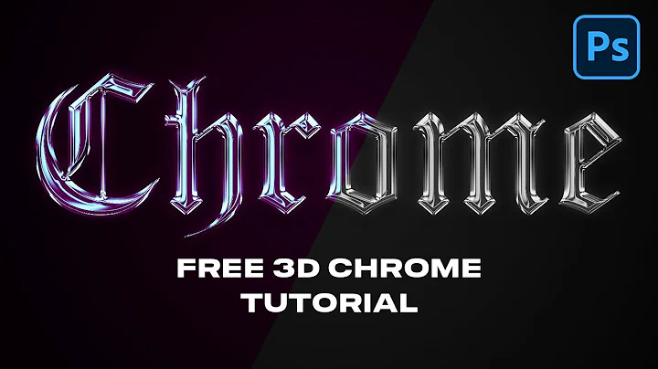 Create Stunning 3D Chrome Text Effect in Photoshop!