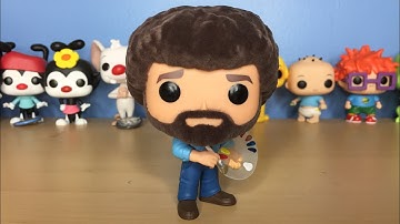 Funko Pop! Bob Ross: The Joy of Painting - Big G Creative Exclusive Bob Ross (Flocked) Unboxing