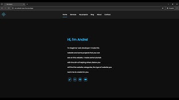I Built My First Portfolio Website | Frontend Web Development