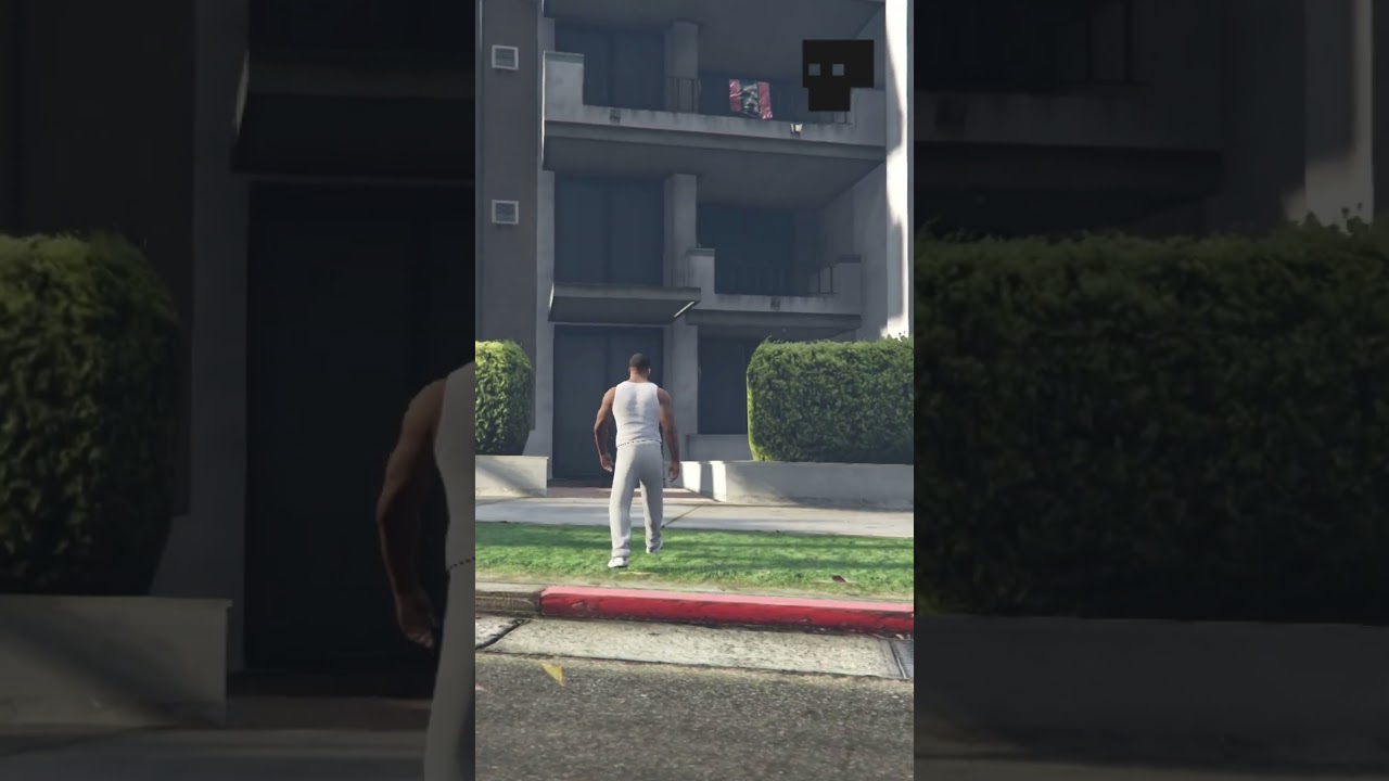 A glitch and a detail in GTA5 