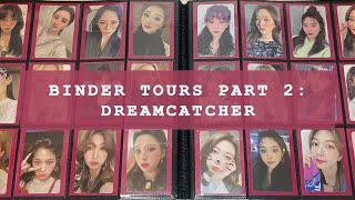my dreamcatcher photocard collection (binder tours pt 2)