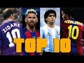 Top 10 no10 jersey players in footballing history  whos the best