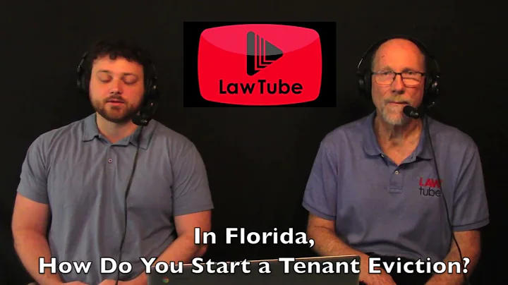 How do you start a tenant eviction in Florida for non-payment of rent?