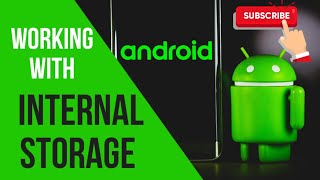 Saving to Internal Storage - Android Studio