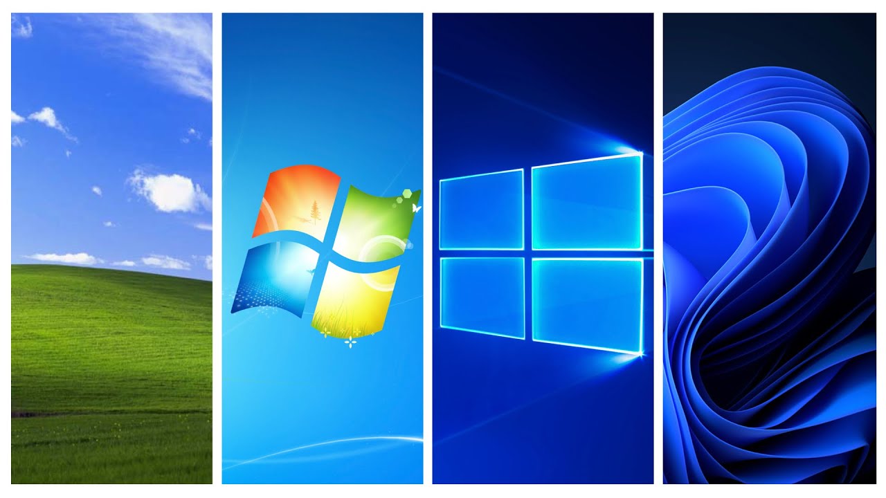 Windows Wallpaper History (Windows XP to 11 + Betas) - YouTube