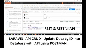 Laravel API-CRUD (Rest & RestFull) : Update Data by ID into Database with API using POSTMAN