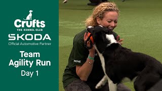 Details Your TEAM Agility run from Day 1! | Crufts 2023 Update