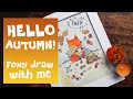 Draw with me | autumn painting