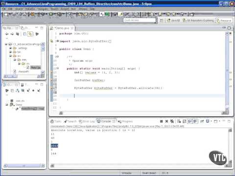 VTC Player   Advanced Java Programming Java SE 7, Buffers Direct