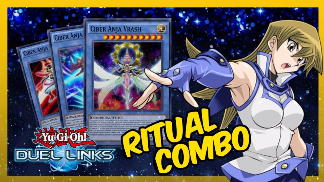 Yu-Gi-Oh! Duel Links/ Deck Cyber Anjo – Combo Ritual - YouTube