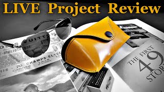 Leather Glasses Case | LIVE Project Review