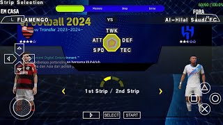 eFootball PES 2024 PPSSPP NEW TEAMS & UPDATE KITS 2024 FULL TRANSFERS 2023/24 REAL FACES CAMERA PS5