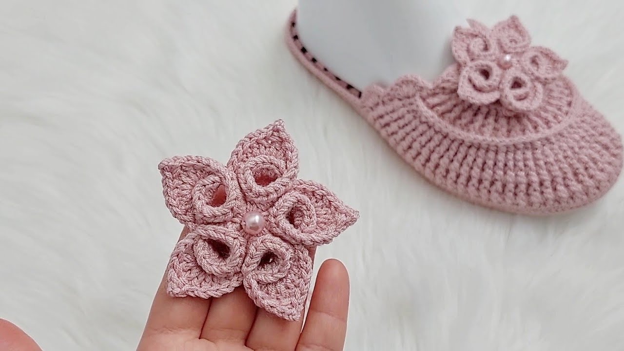 3d çiçek yapımı. #crochetflower
