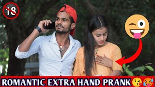 Romantic Extra Hand Prank On Cute girl😍prank comedy edit explore🥵