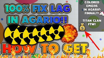 How To Fix Lag in Agar.io [Working 100%] | How to Get Colored Emotions in Agar.io