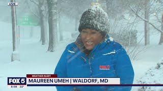 Winter weather conditions hit Maryland |FOX 5 DC