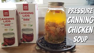 Pressure Canning Chicken Soup with ForJars Lids