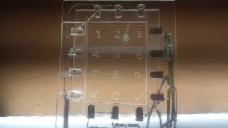 Touch Screen Keypad Display Using IR & LED