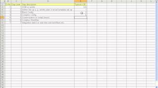 Balli Overview Gap analysis and some excel tricks