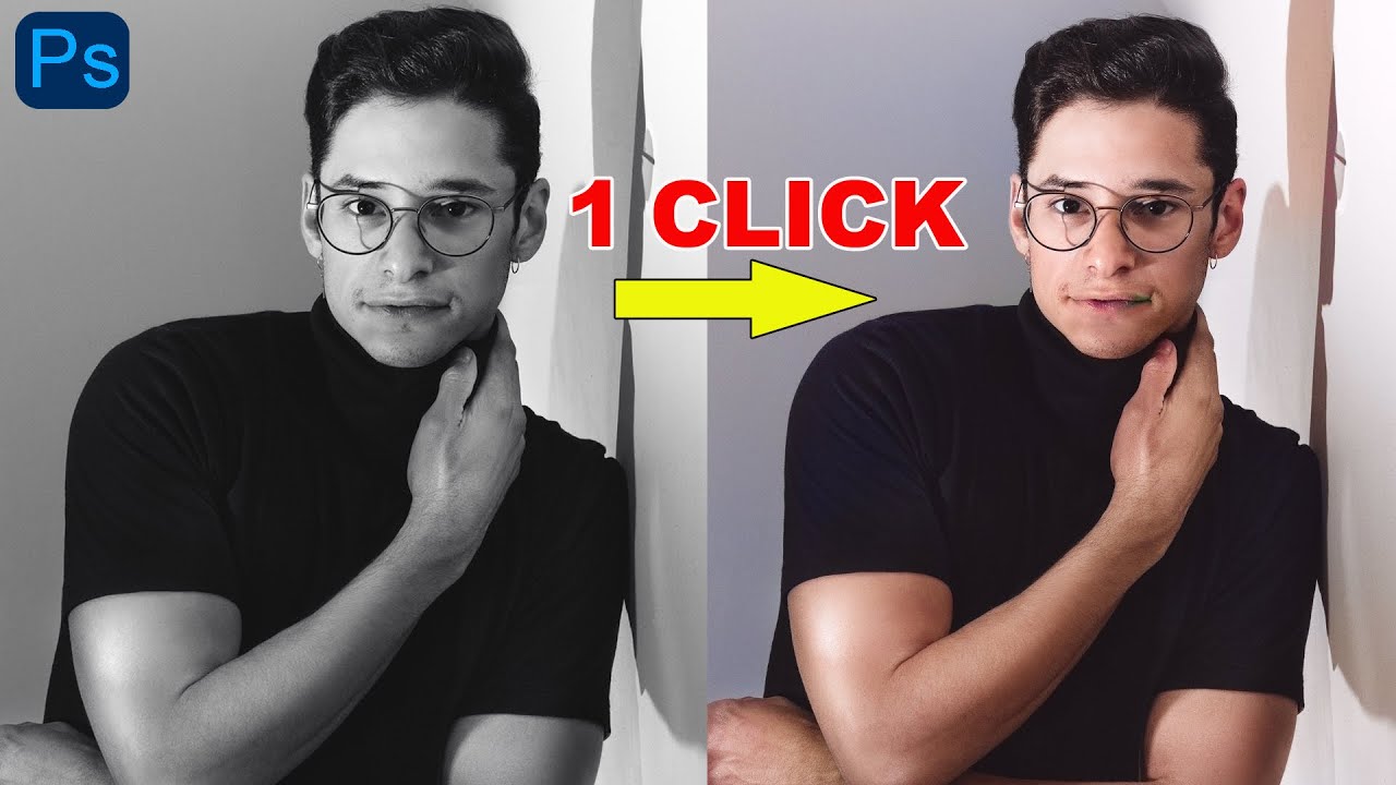 How to Colour automatically Black and White Photos B/W Photo ko