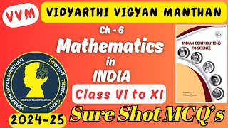 Ch - 6 Mathemathics in India | VVM | Vidyarthi Vigyan Manthan Exam | Indian Contributions to Science screenshot 4