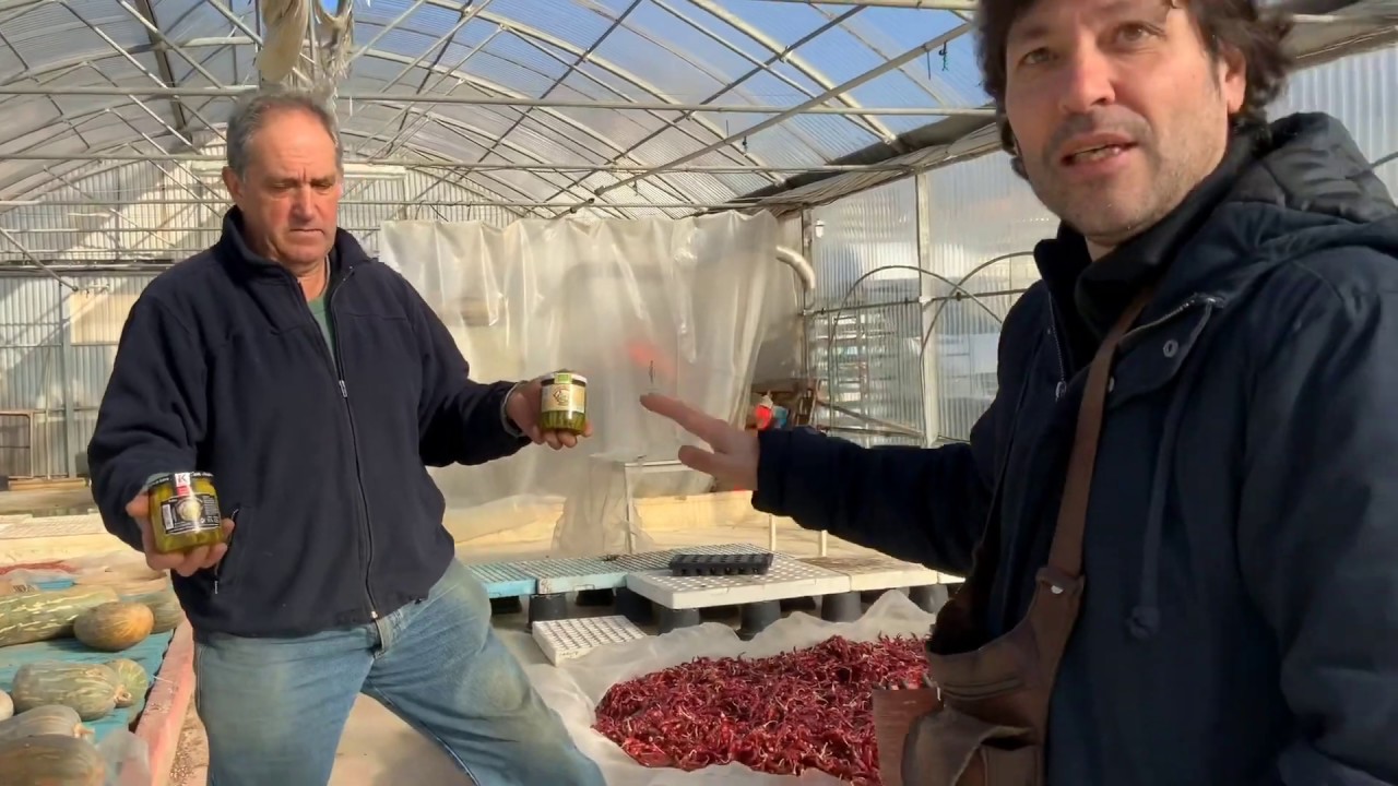 Martín Mantxo Uriz, la guindilla de Ibarra (ibarrako piparrak) y las alubias de Tolosa