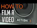 How film a with dji osmo action 3