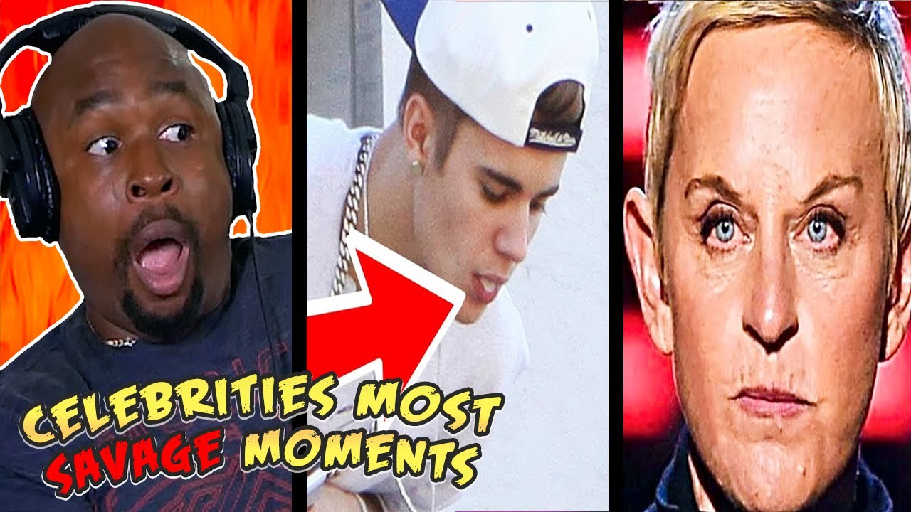 Celebrities Most Savage Moments REACTION YouTube