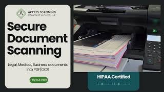 Secure Document Scanning a Solution for Business!