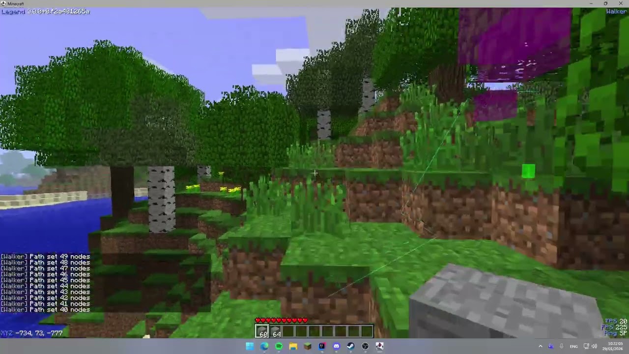 Legend 3.0.0 Devlog: Creating an A* Pathfinder in Minecraft Beta 1.7.3