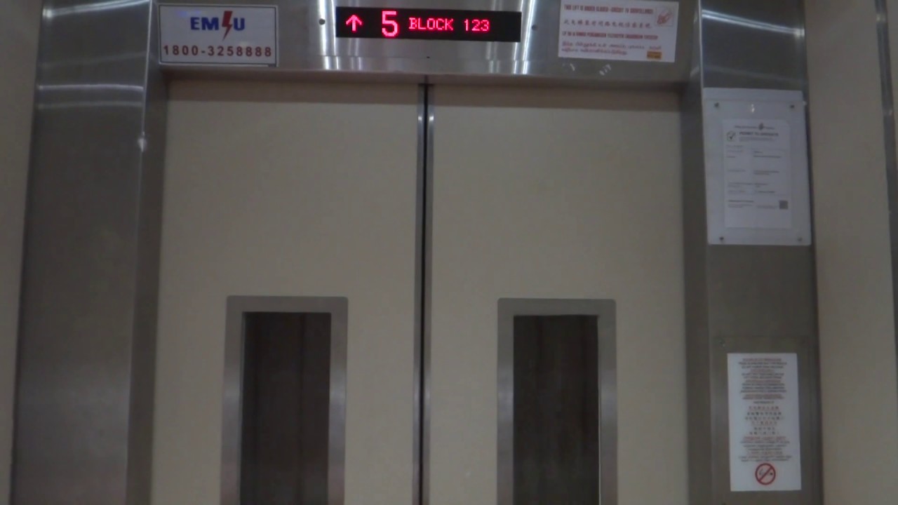 Blk 123 Aljunied Residental HDB, Singapore - Fujitec ZEXIA Traction Elevator (Lift B, SLRP)