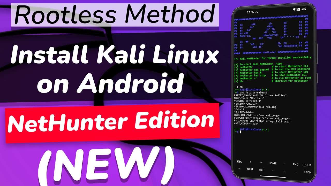 How To Install Kali Linux NetHunter On ANY Android Device in 10 Minutes (ROOTLESS METHOD)