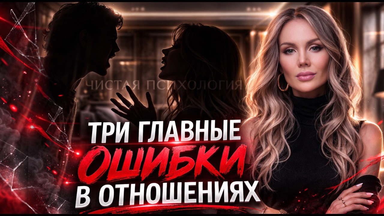 ЭТИ ТРИ ОШИБКИ РАЗРУШАЮТ ВАШИ ОТНОШЕНИЯ