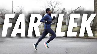 MARATHON TRAINING - speed workout/fartlek run
