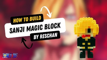 How to Build Sanji Magic Blocks I Tutorial I #bricks #lego #minilego #onepiece #toeianimation #anime