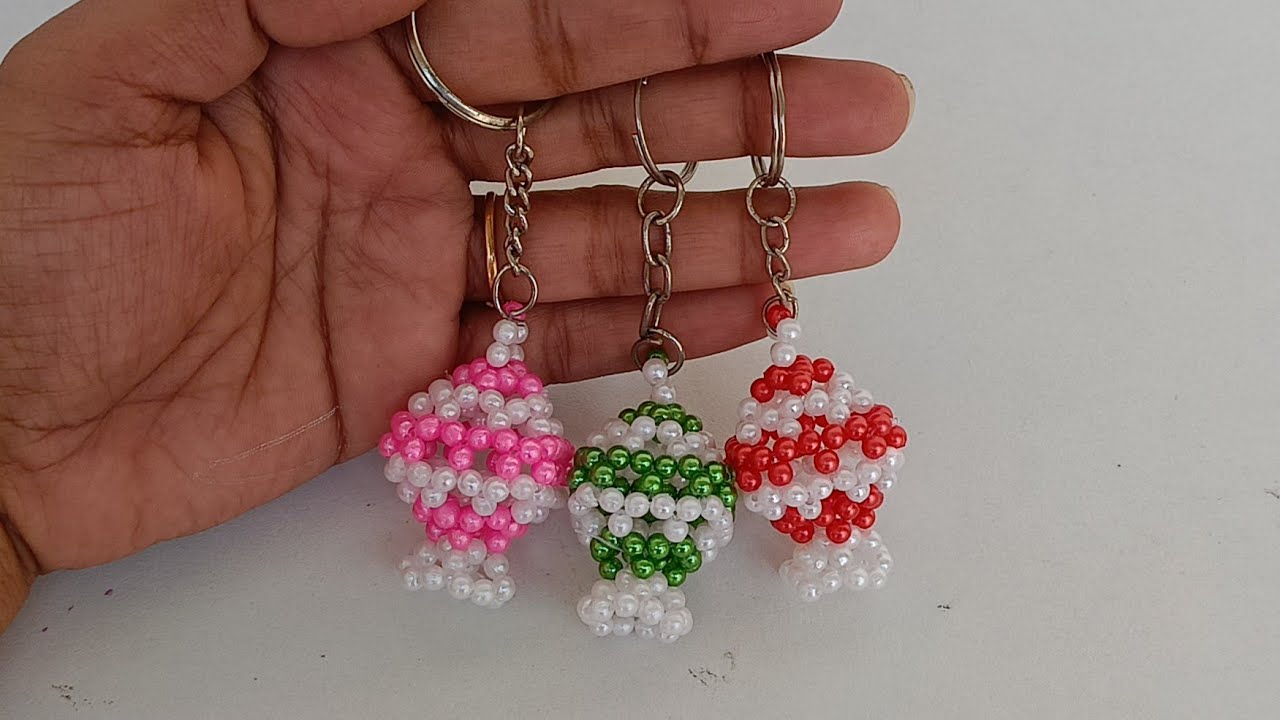 Beaded Keychains | DIY How to Make a Keychain with Beads
