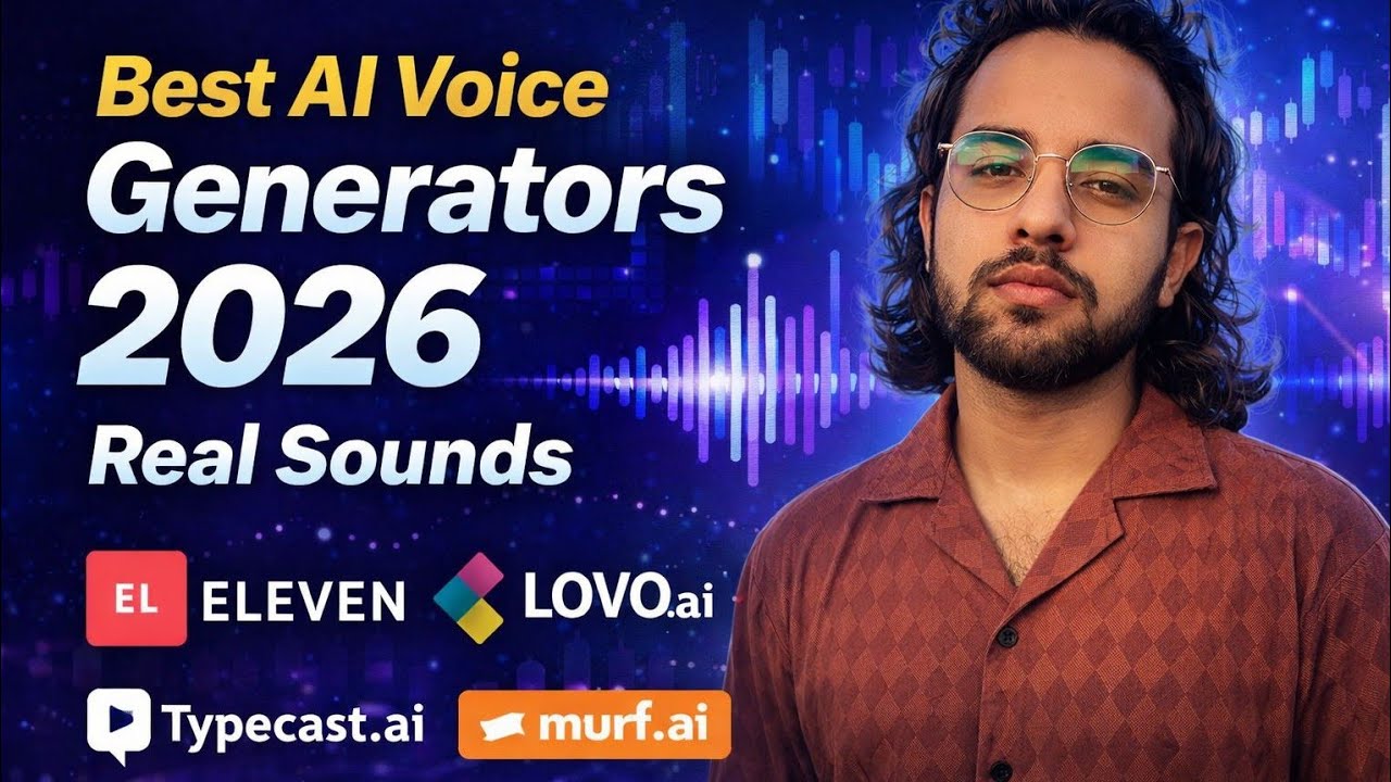 Best Ai Voice Generators For 2026 / Real Sounds