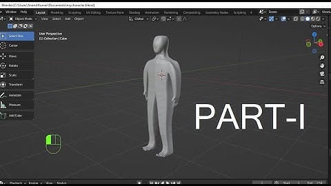 Blender Tutorial: Modelling and Animation of Character for absolute Beginner | Part 1